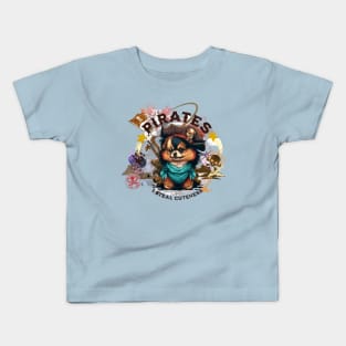 Pirate dog - part-time pet career Kids T-Shirt